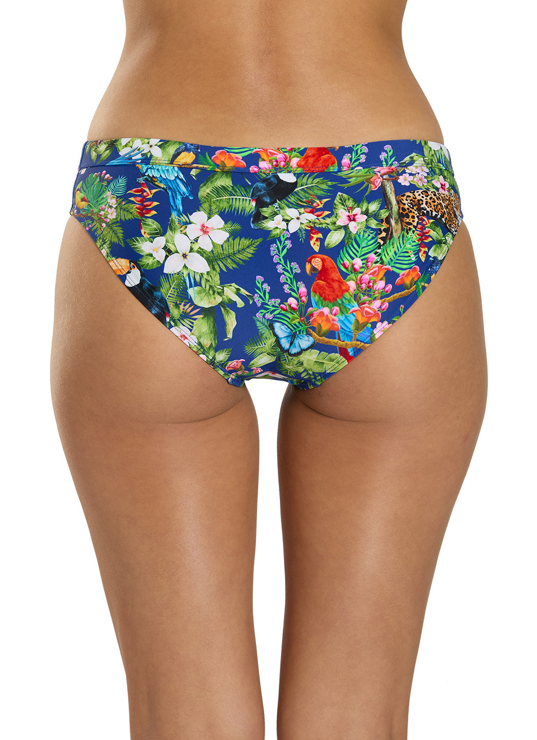 Sporti Active Tropical Oasis Hipster Workout Bikini Swim Bottom