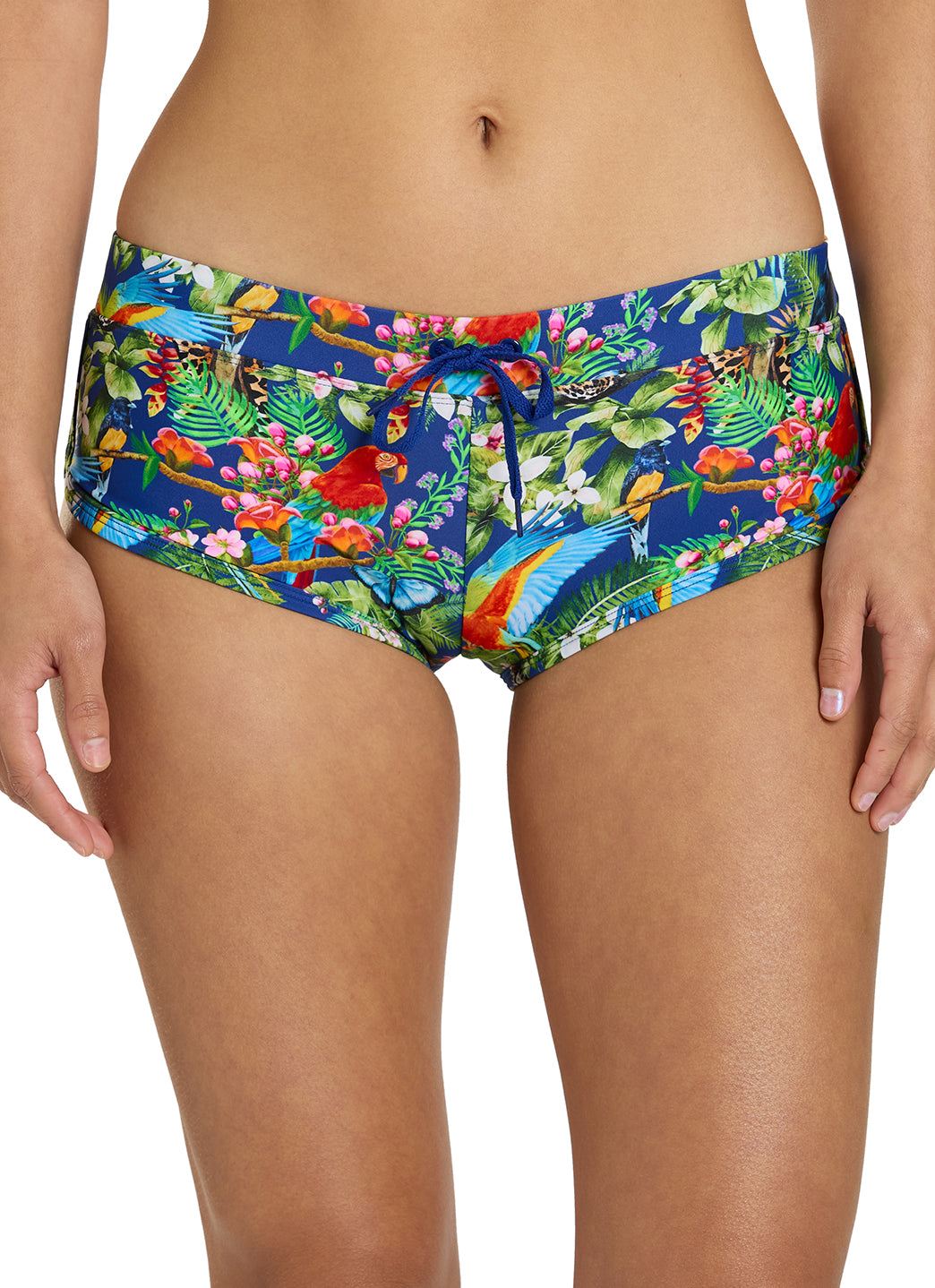 Sporti Active Tropical Oasis Cheeky Boyshort Swim Bottom