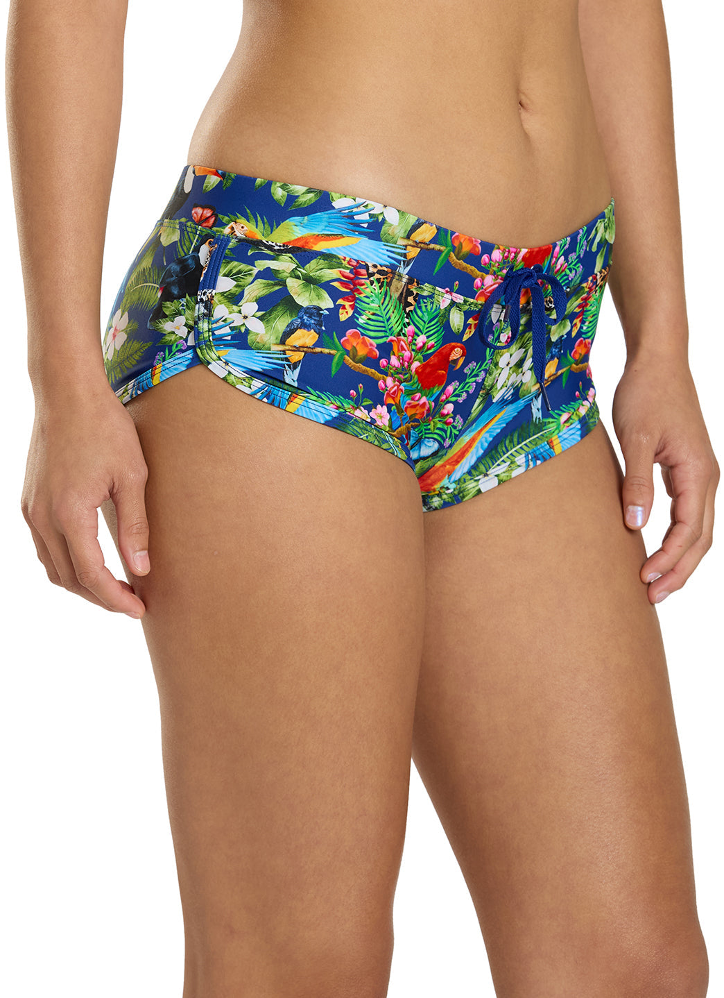 Sporti Active Tropical Oasis Cheeky Boyshort Swim Bottom