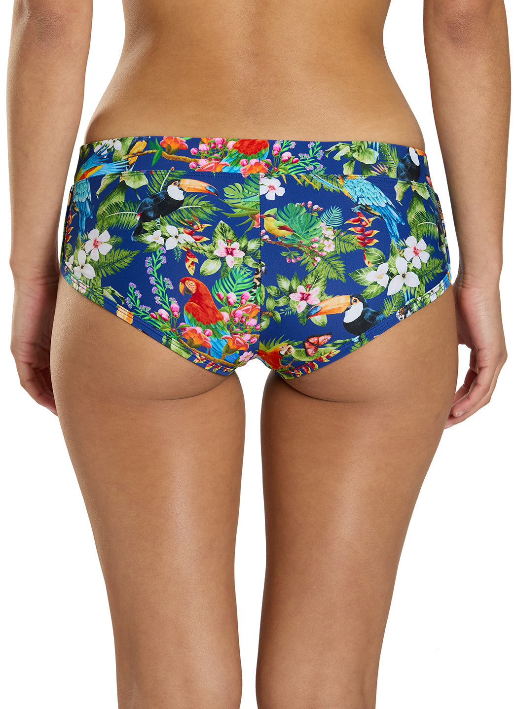 Sporti Active Tropical Oasis Cheeky Boyshort Swim Bottom