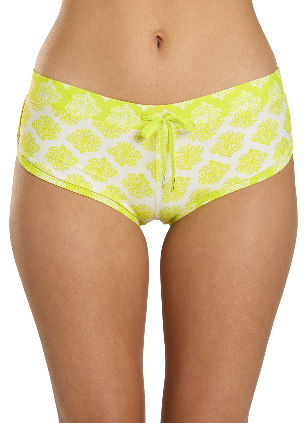 Sporti Active Coral Bloom Cheeky Boyshort Swim Bottom