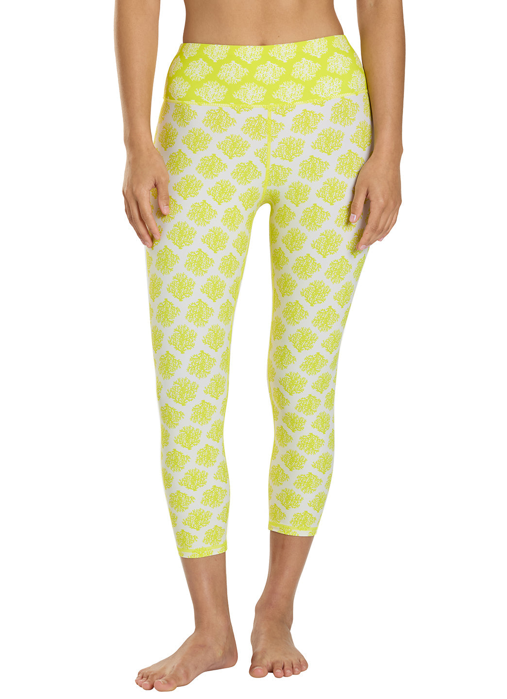 Sporti Active Coral Bloom Swim Capri Legging