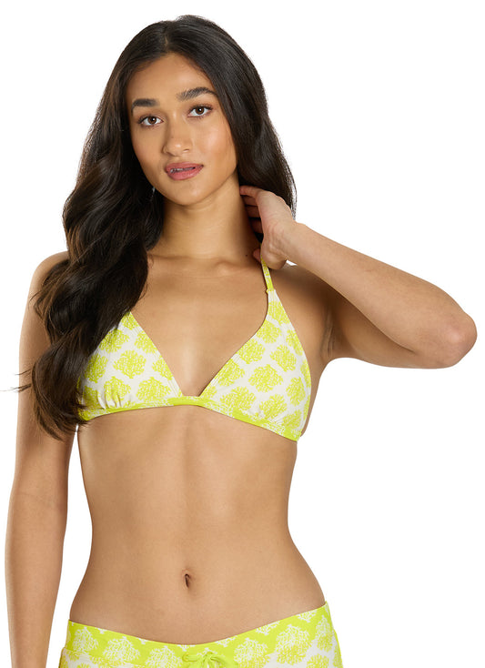 Sporti Active Coral Bloom Tie Back Bikini Top