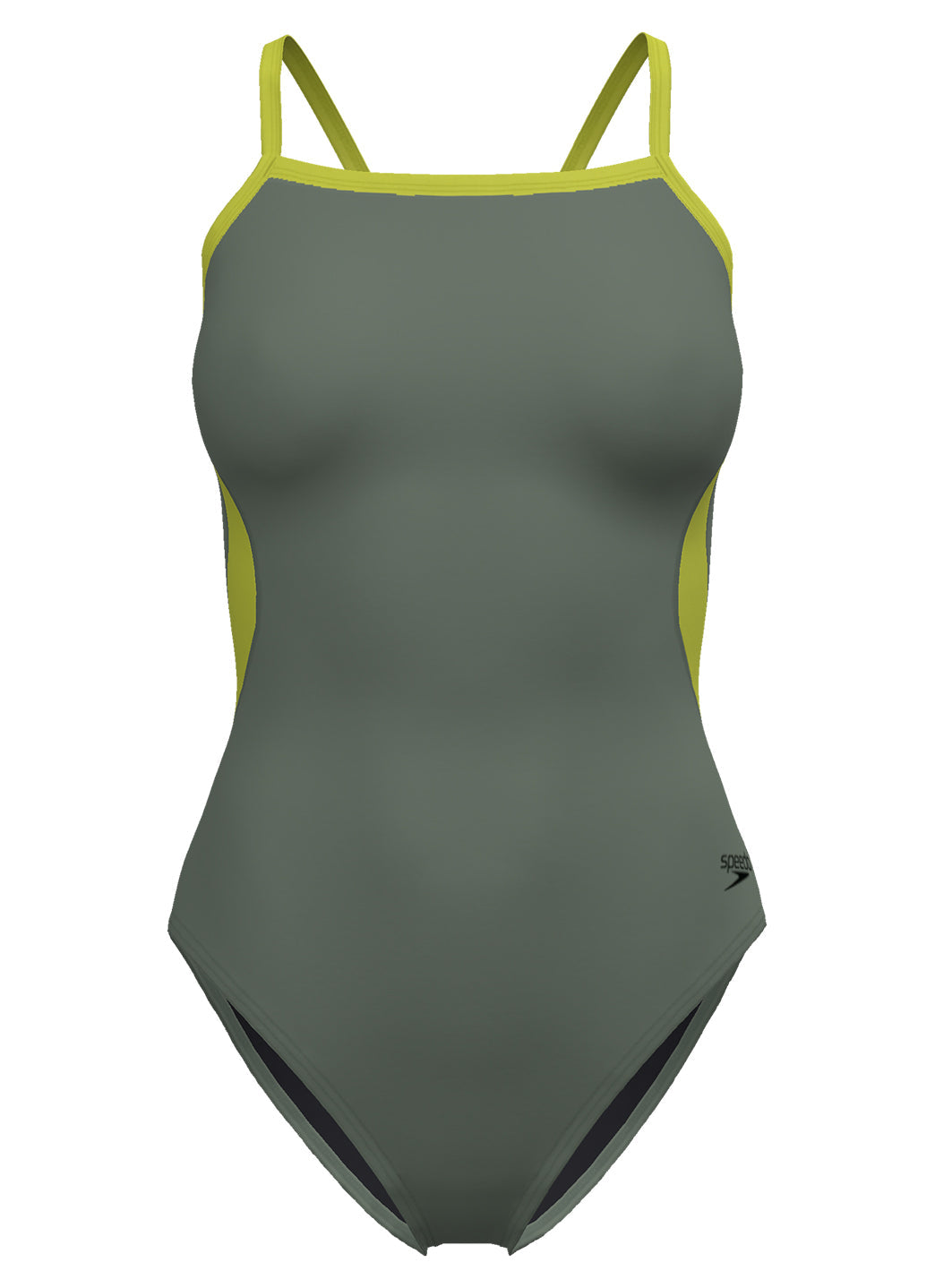 Speedo Women's Eco Splice Flyback One Piece Swimsuit
