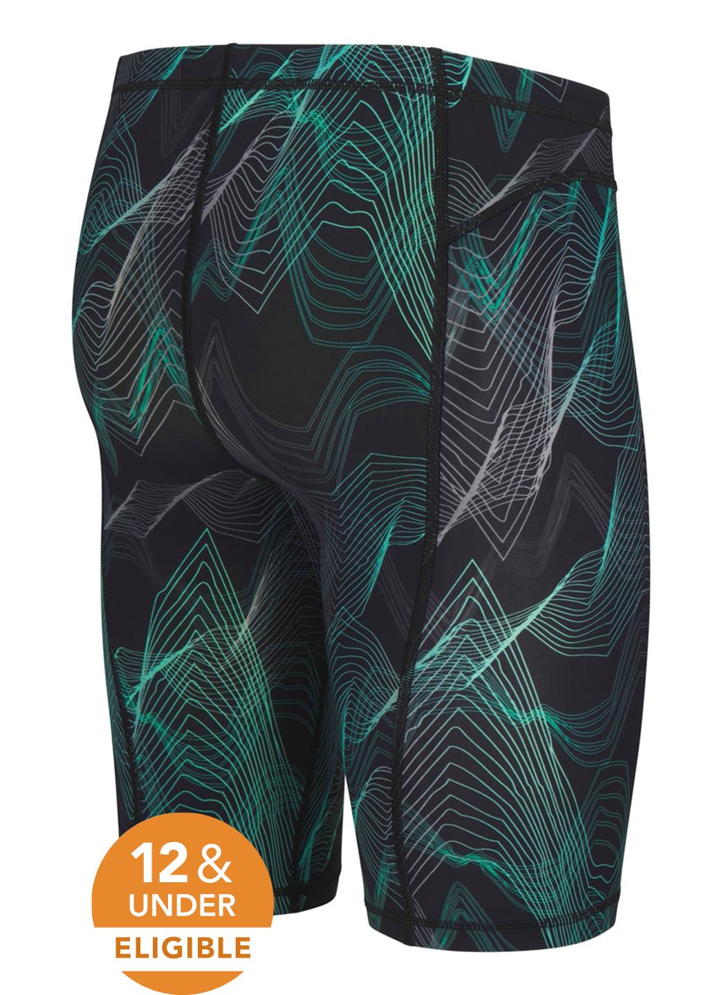 Speedo Men's Print Vanquisher Jammer Tech Suit Swimsuit