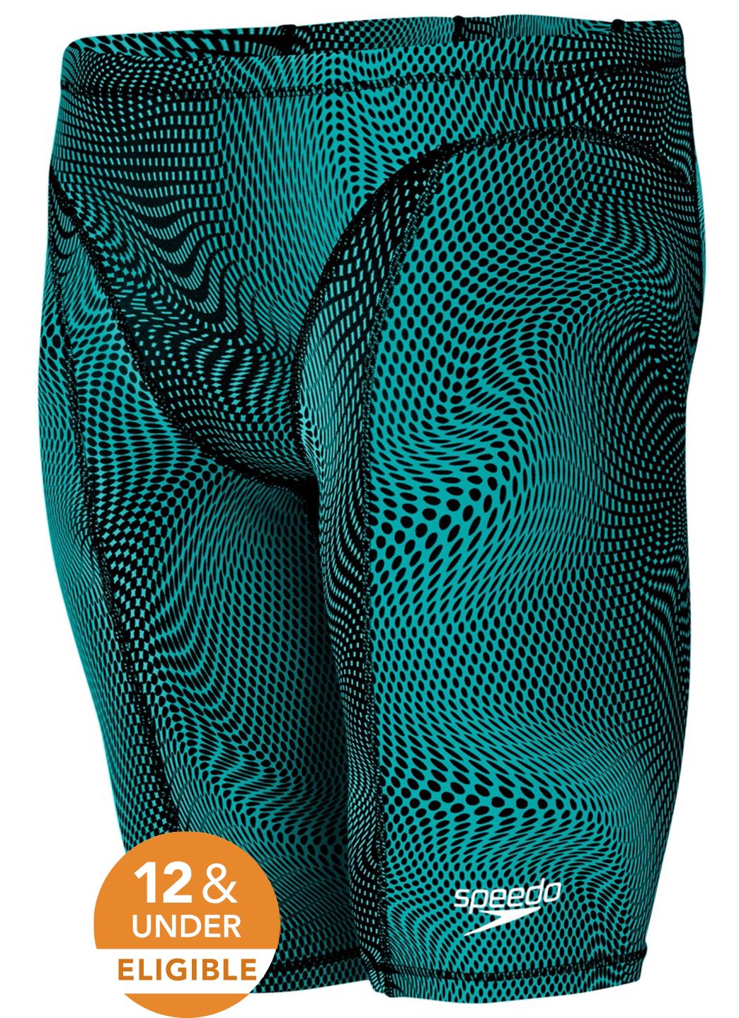 Speedo Men's Print Vanquisher Jammer Tech Suit Swimsuit