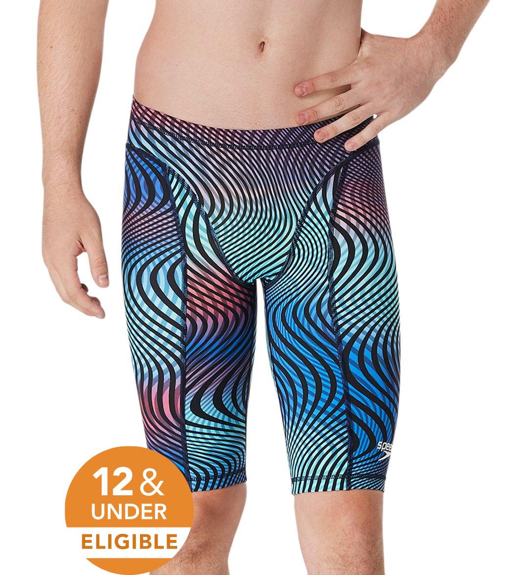 Speedo Men's Print Vanquisher Jammer Tech Suit Swimsuit