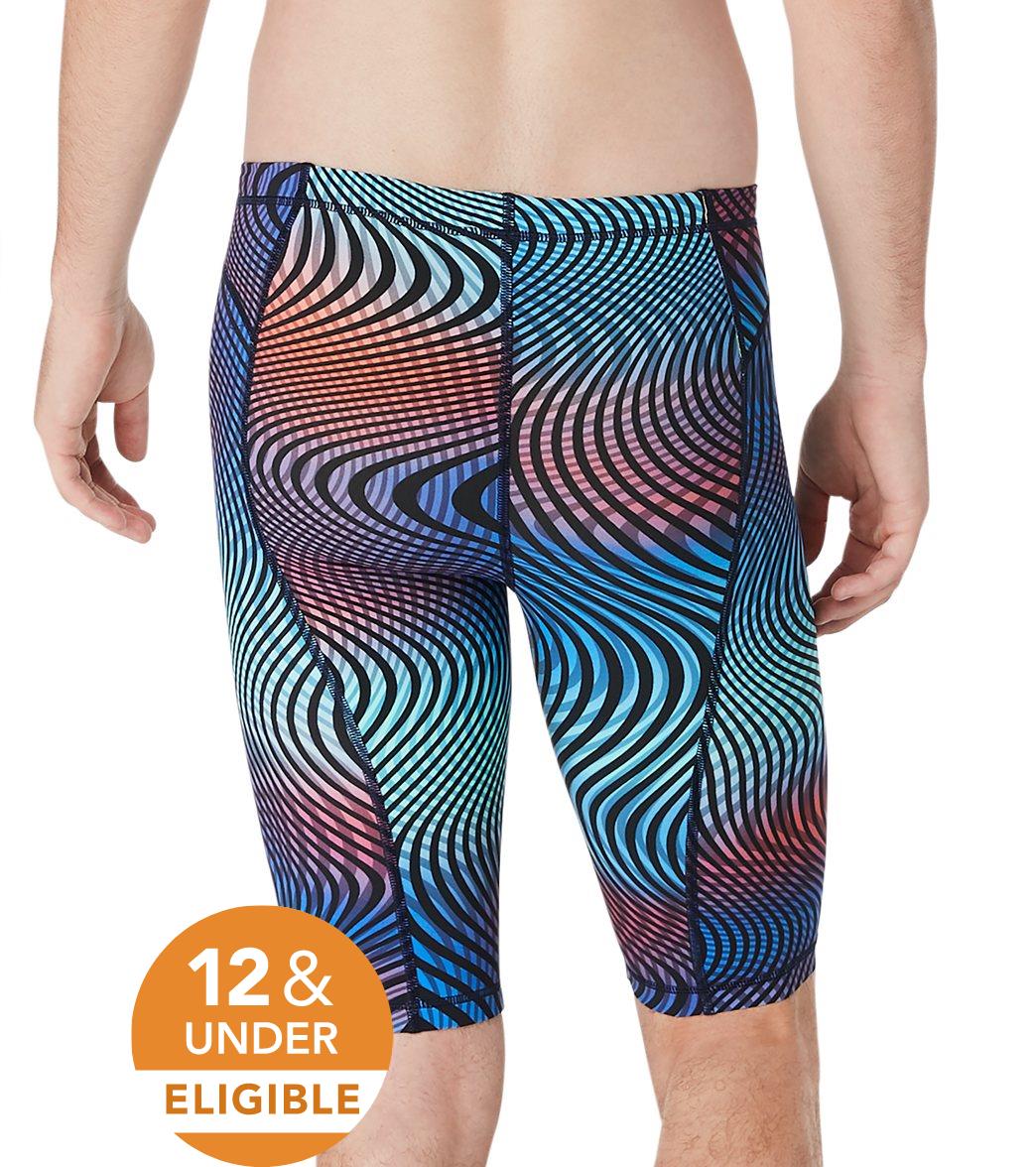 Speedo Men's Print Vanquisher Jammer Tech Suit Swimsuit