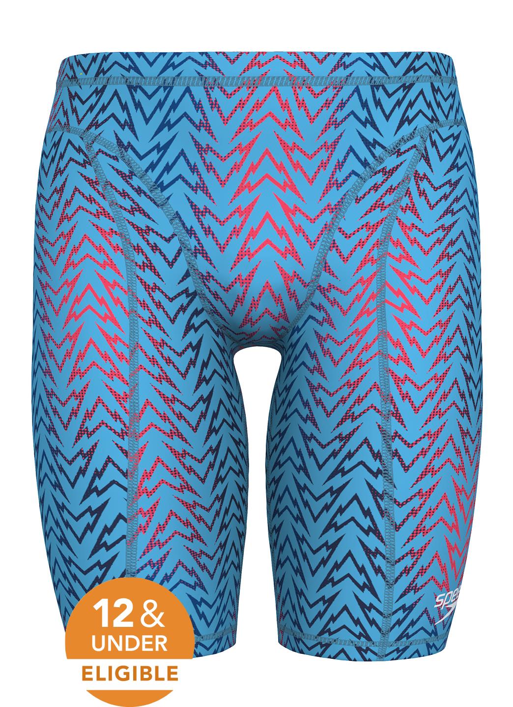 Speedo Men's Print Vanquisher Jammer Tech Suit Swimsuit