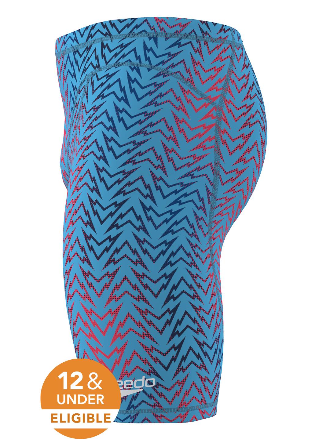 Speedo Men's Print Vanquisher Jammer Tech Suit Swimsuit