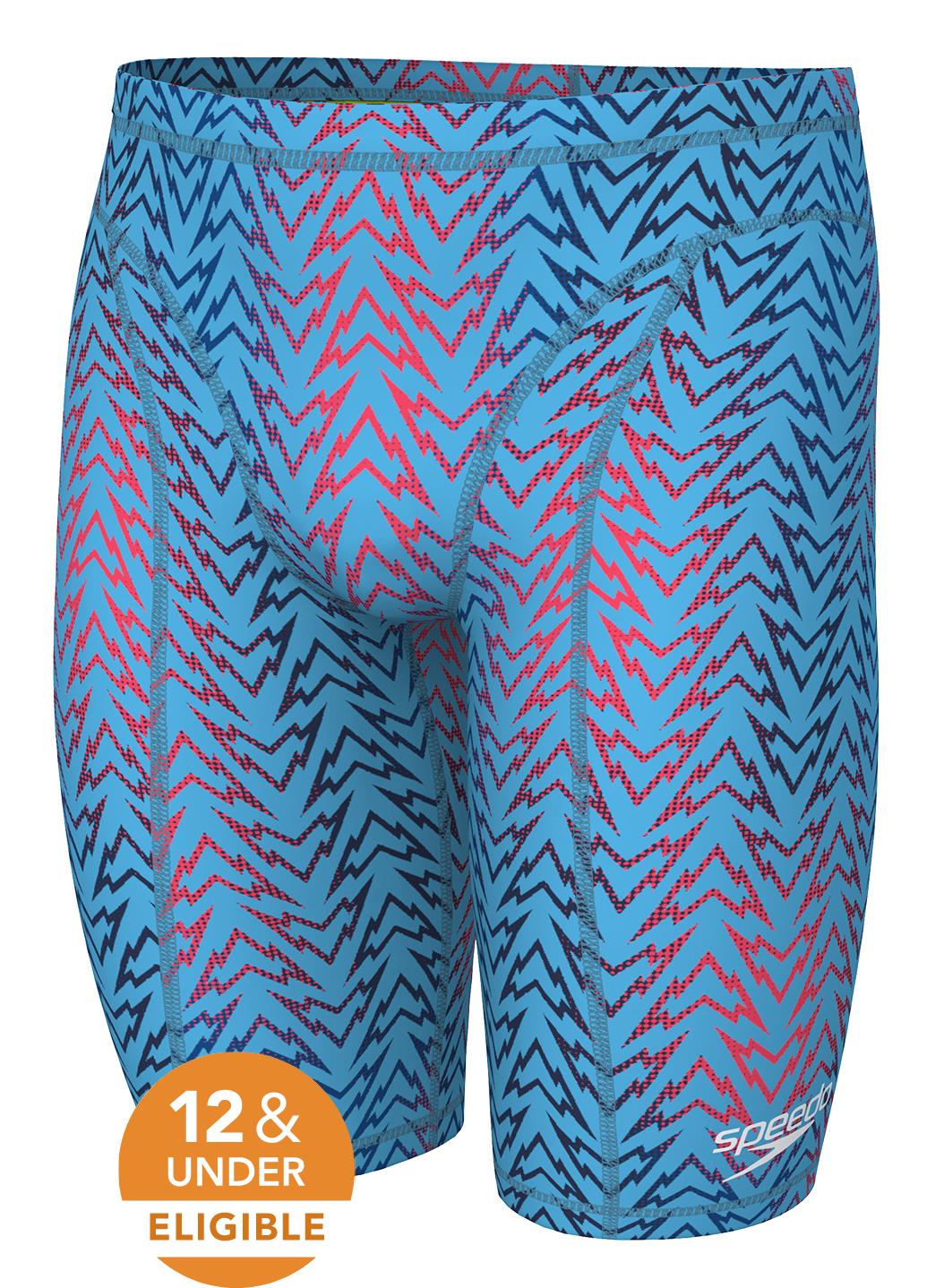 Speedo Men's Print Vanquisher Jammer Tech Suit Swimsuit