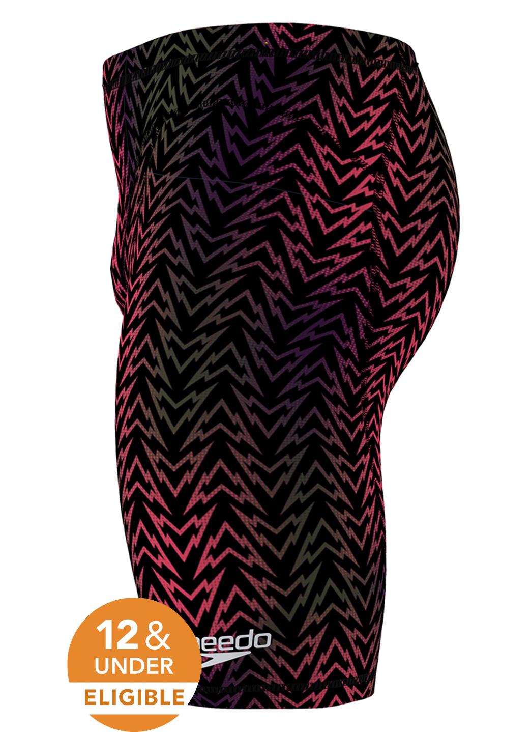 Speedo Men's Print Vanquisher Jammer Tech Suit Swimsuit