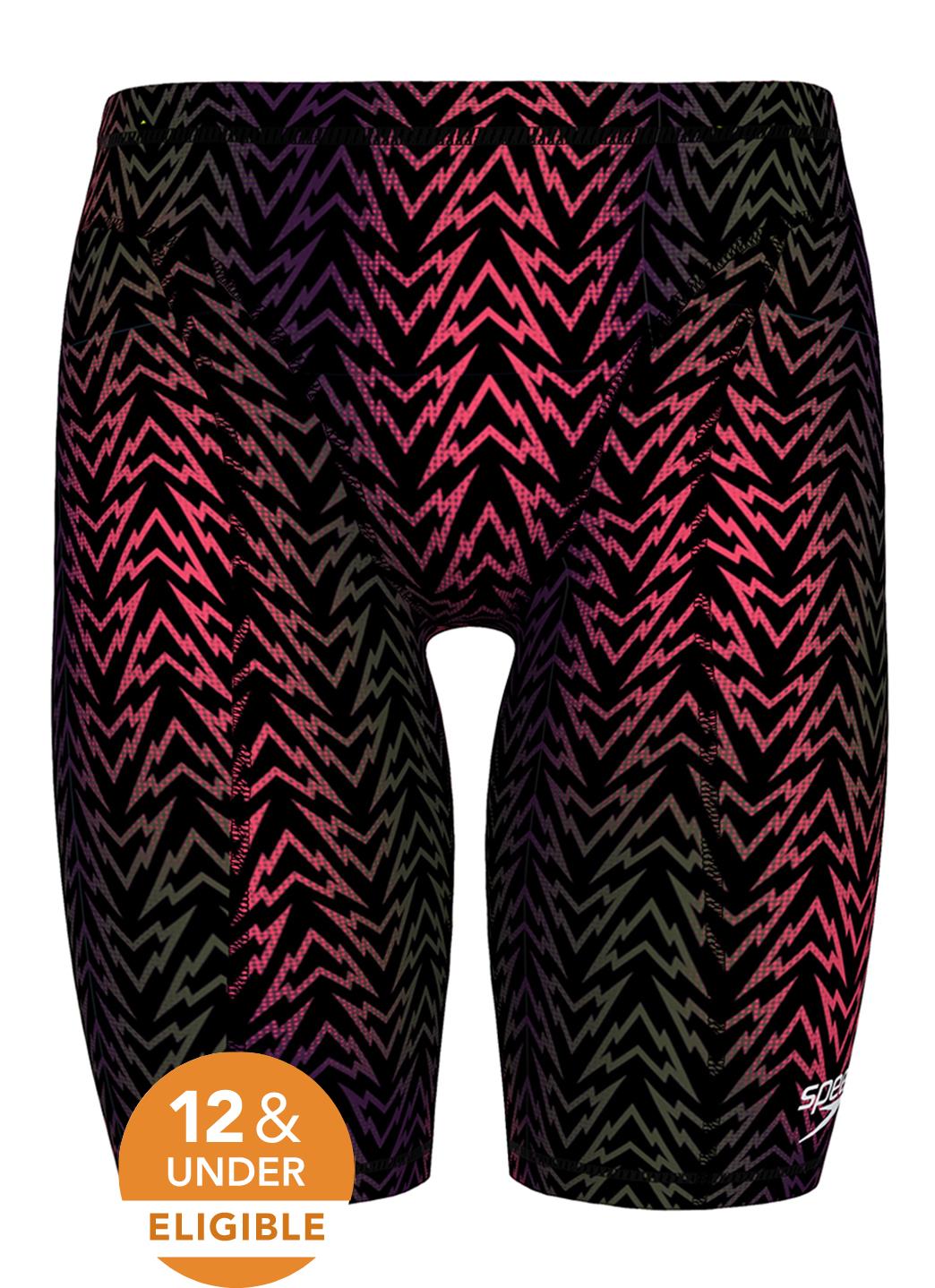 Speedo Men's Print Vanquisher Jammer Tech Suit Swimsuit