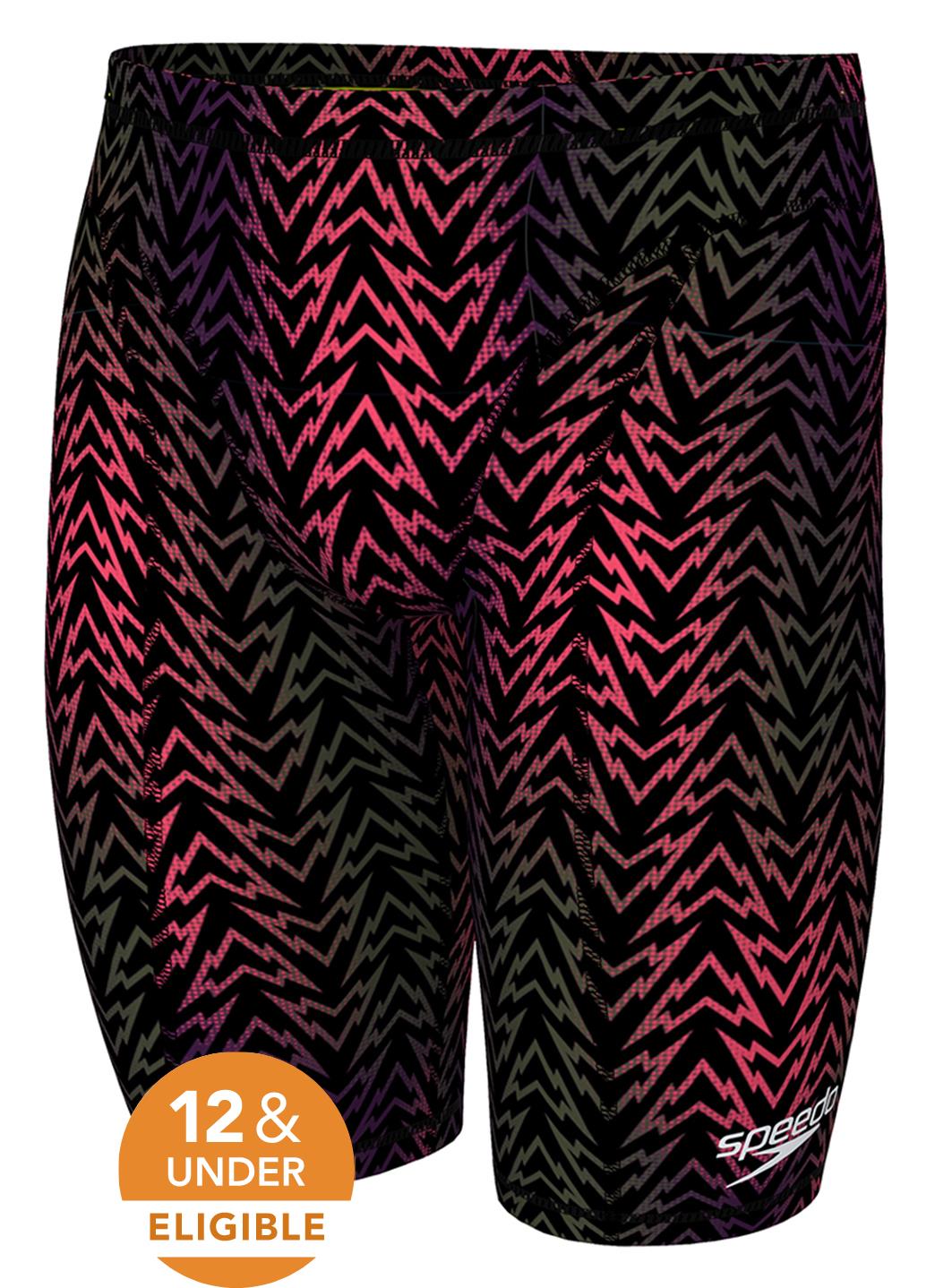 Speedo Men's Print Vanquisher Jammer Tech Suit Swimsuit