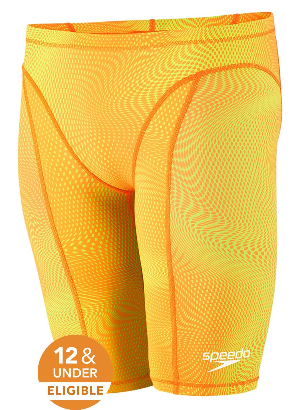 Speedo Men's Print Vanquisher Jammer Tech Suit Swimsuit