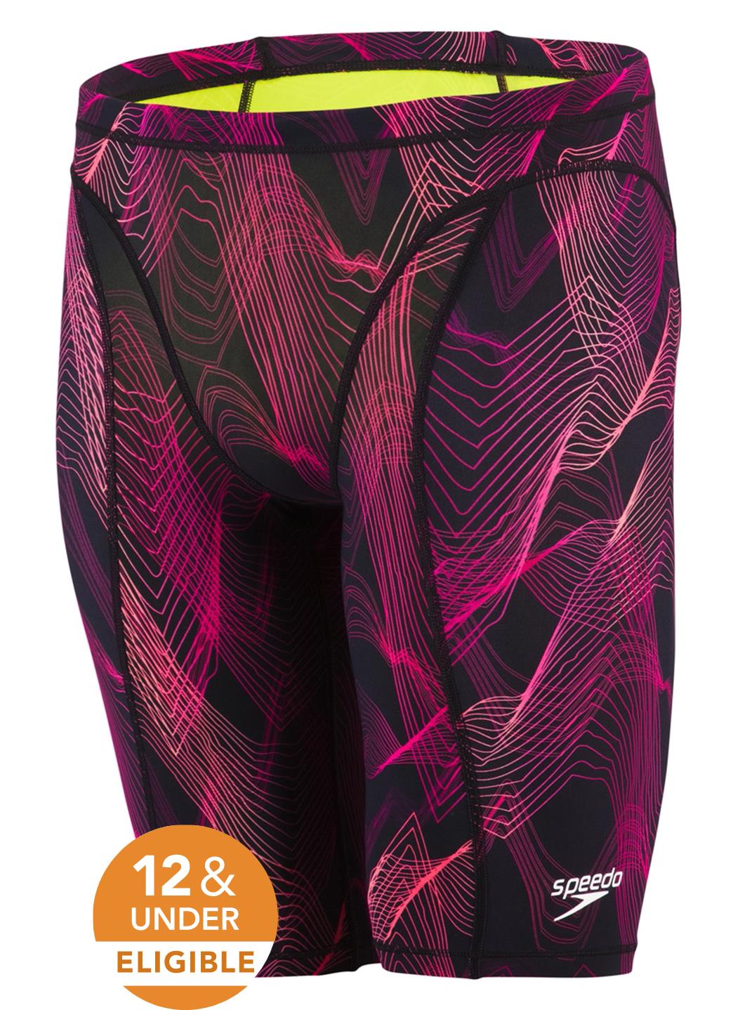 Speedo Men's Print Vanquisher Jammer Tech Suit Swimsuit