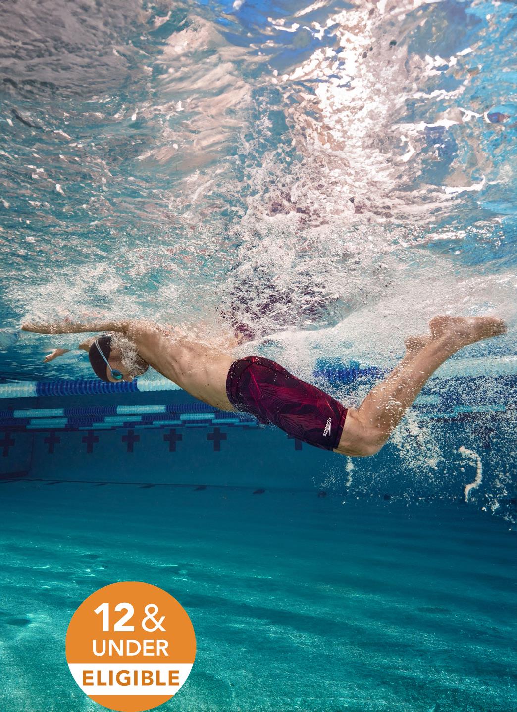 Speedo Men's Print Vanquisher Jammer Tech Suit Swimsuit