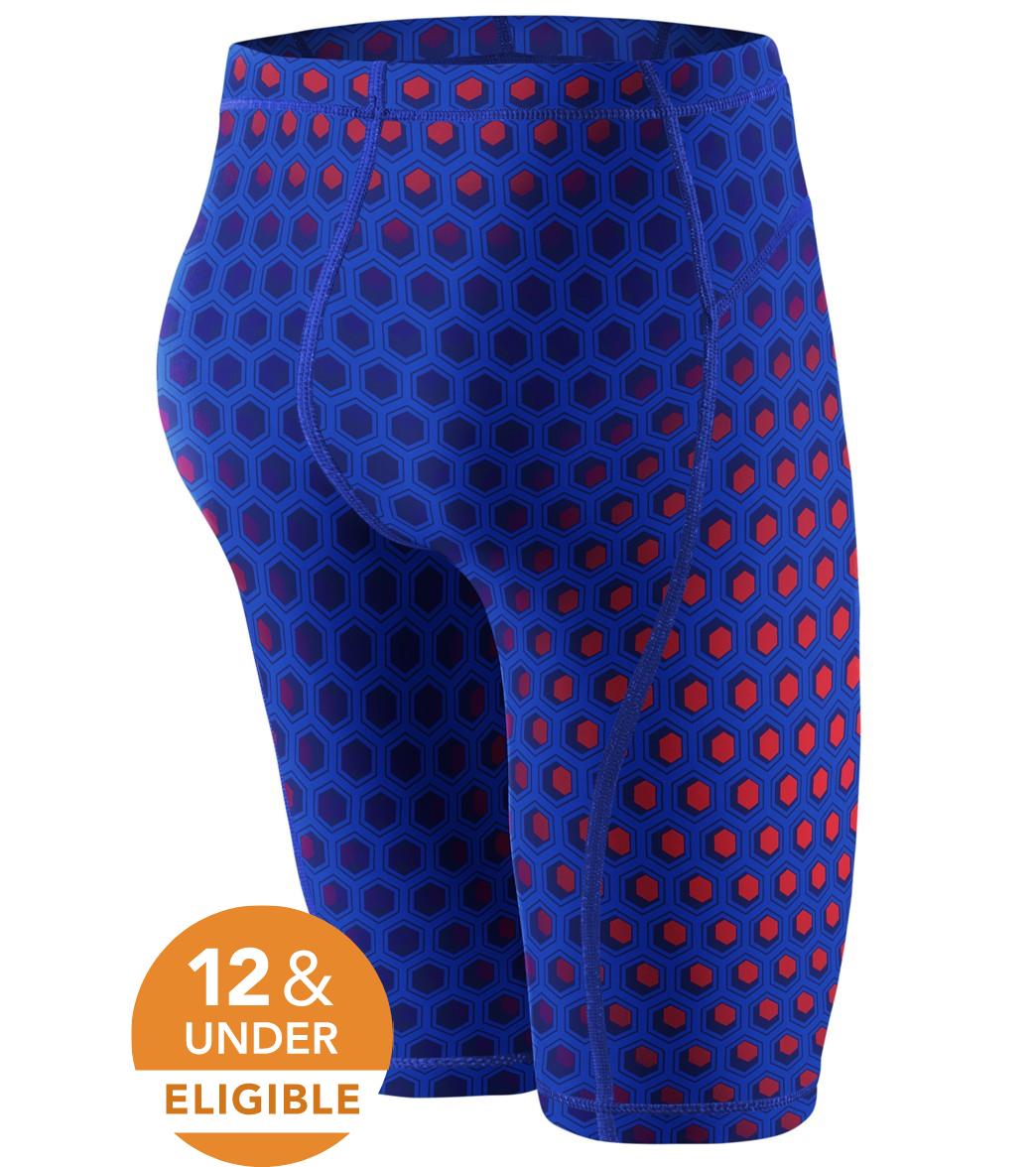 Speedo Men's Print Vanquisher Jammer Tech Suit Swimsuit