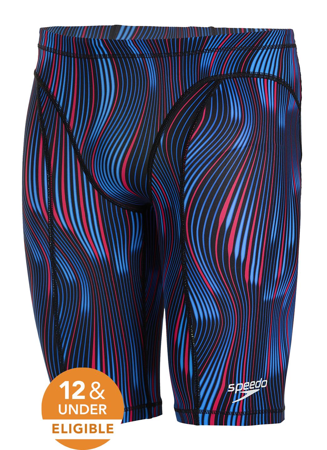 Speedo Men's Print Vanquisher Jammer Tech Suit Swimsuit