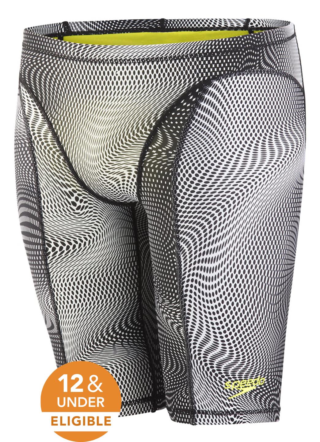 Speedo Men's Print Vanquisher Jammer Tech Suit Swimsuit