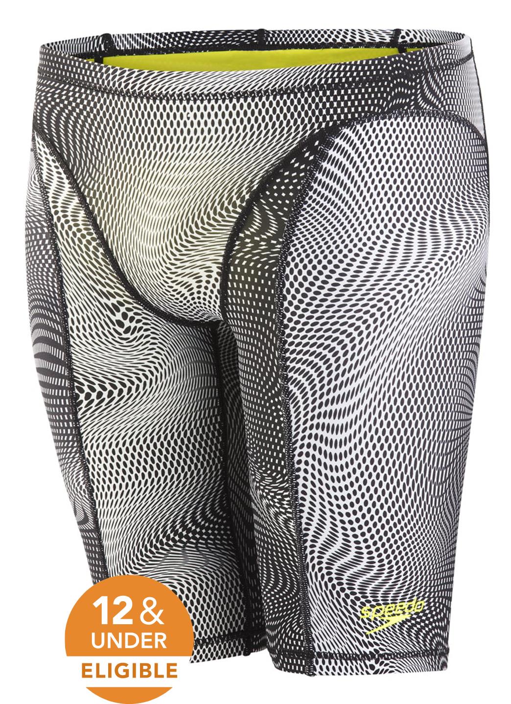 Speedo Men's Print Vanquisher Jammer Tech Suit Swimsuit