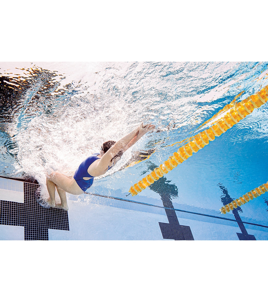 Sporti Solid Wide Strap One Piece Swimsuit (22-44)