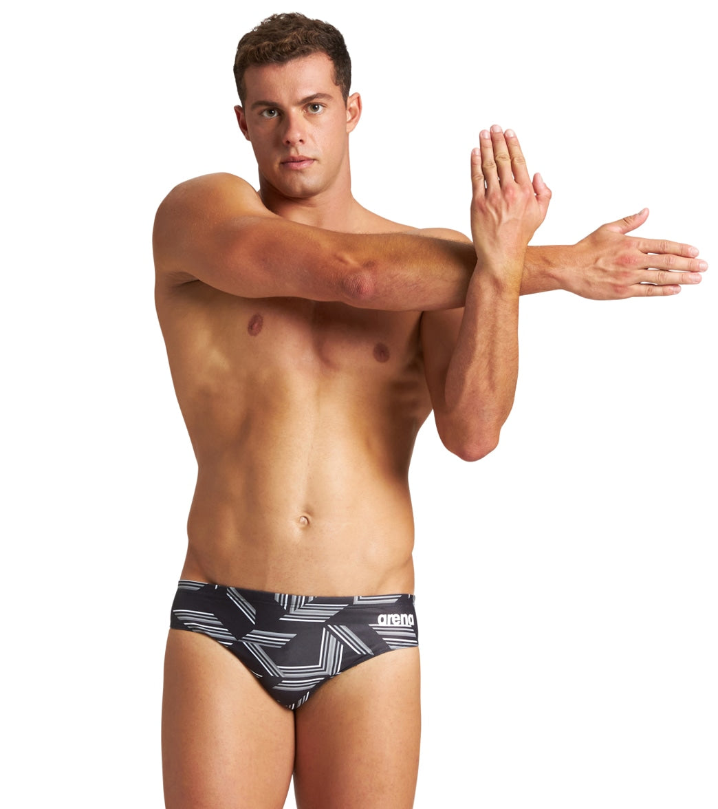 Arena Men's Puzzled Brief Swimsuit