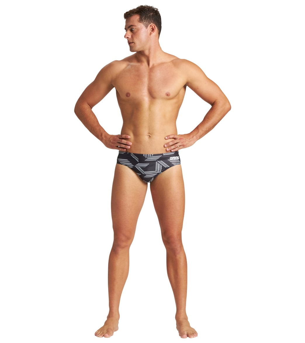 Arena Men's Puzzled Brief Swimsuit