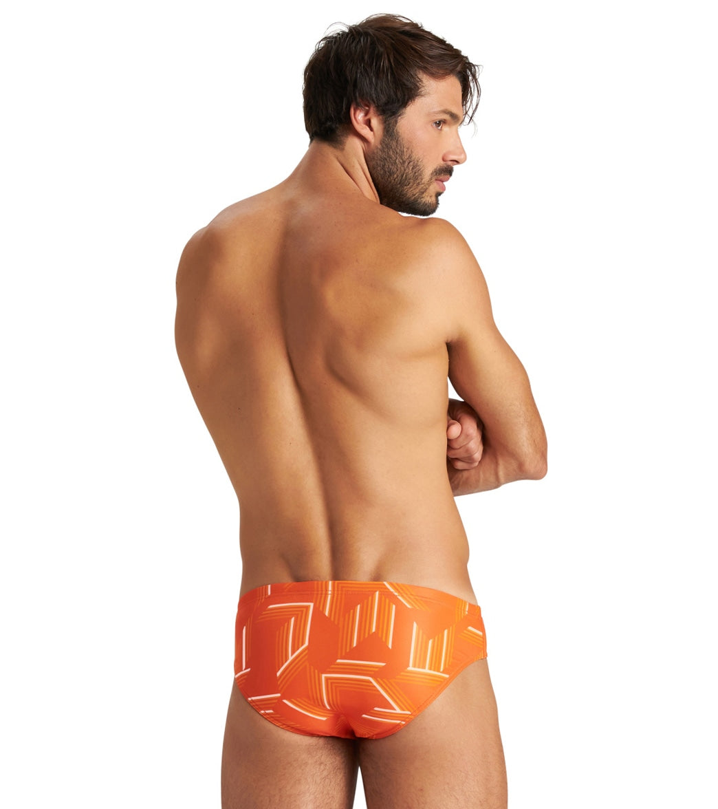 Arena Men's Puzzled Brief Swimsuit