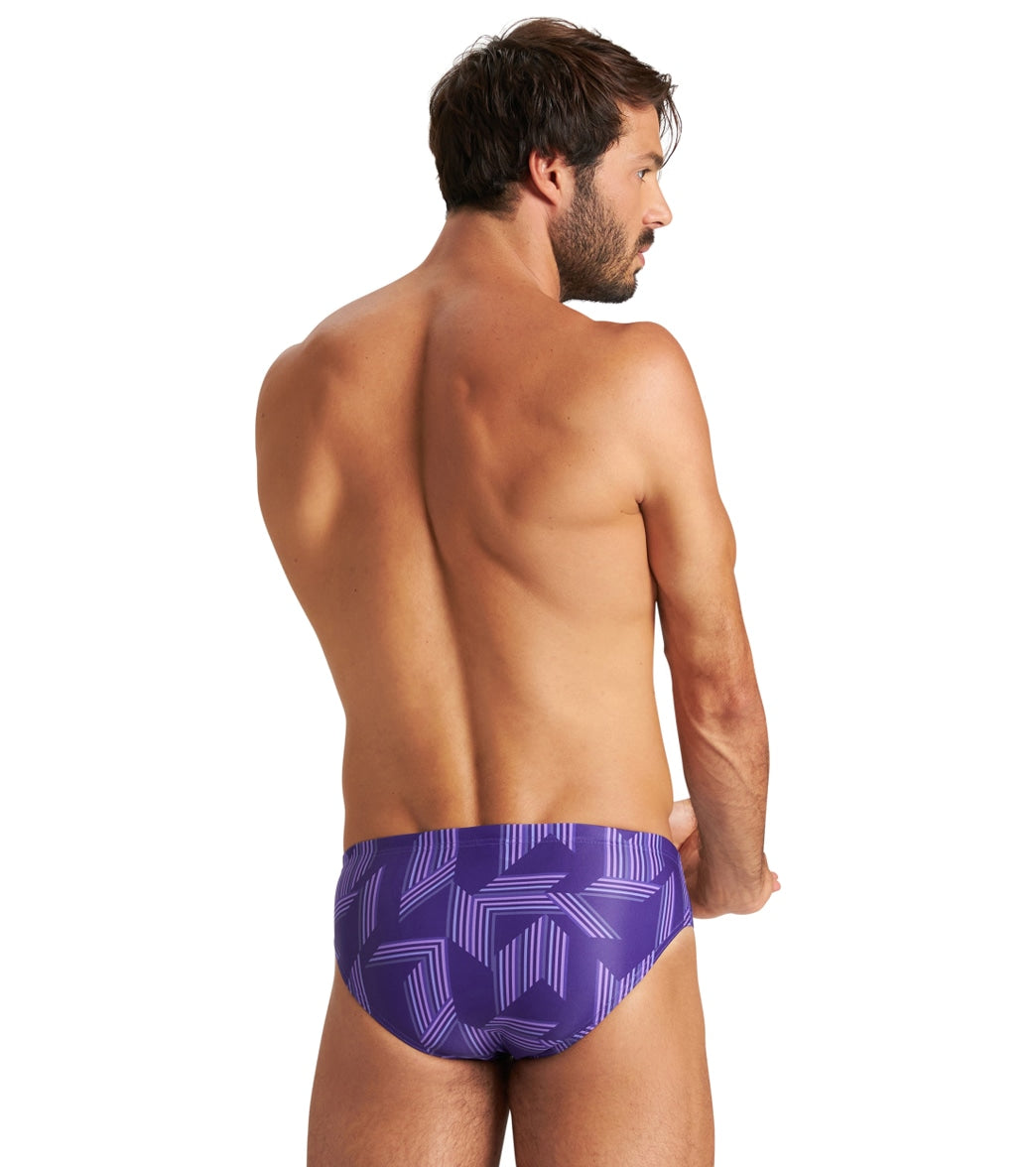 Arena Men's Puzzled Brief Swimsuit