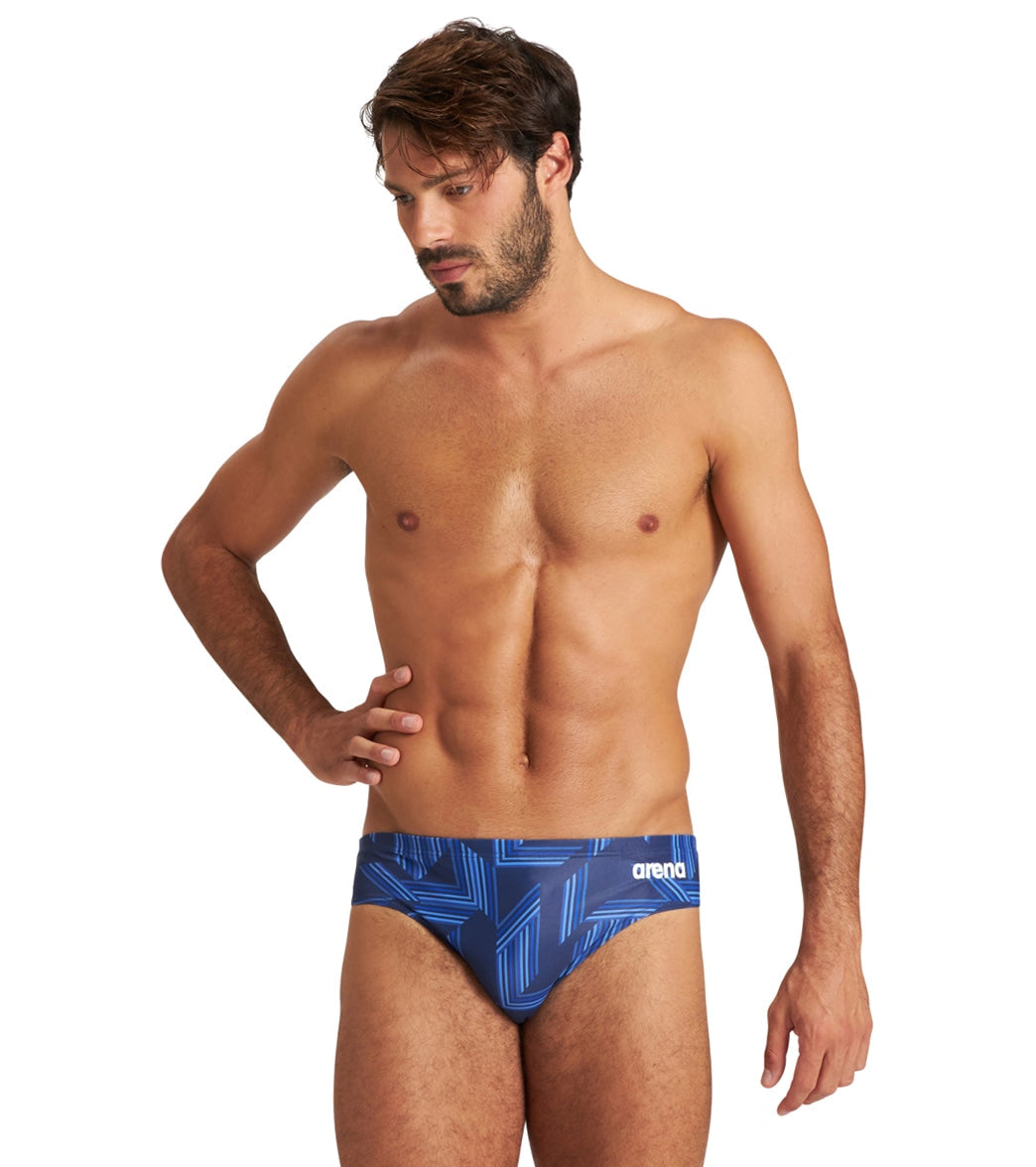 Arena Men's Puzzled Brief Swimsuit