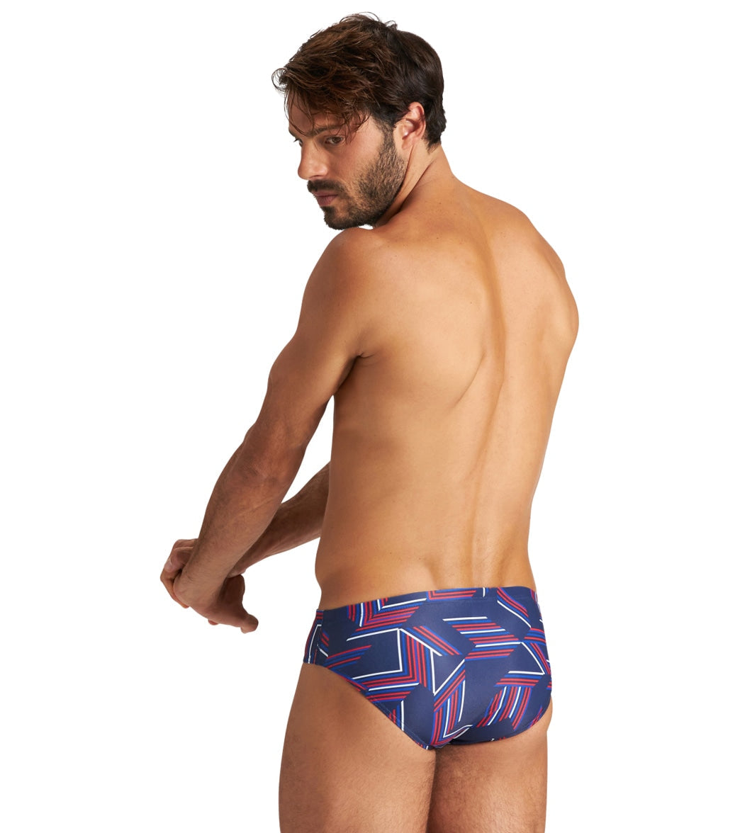 Arena Men's Puzzled Brief Swimsuit