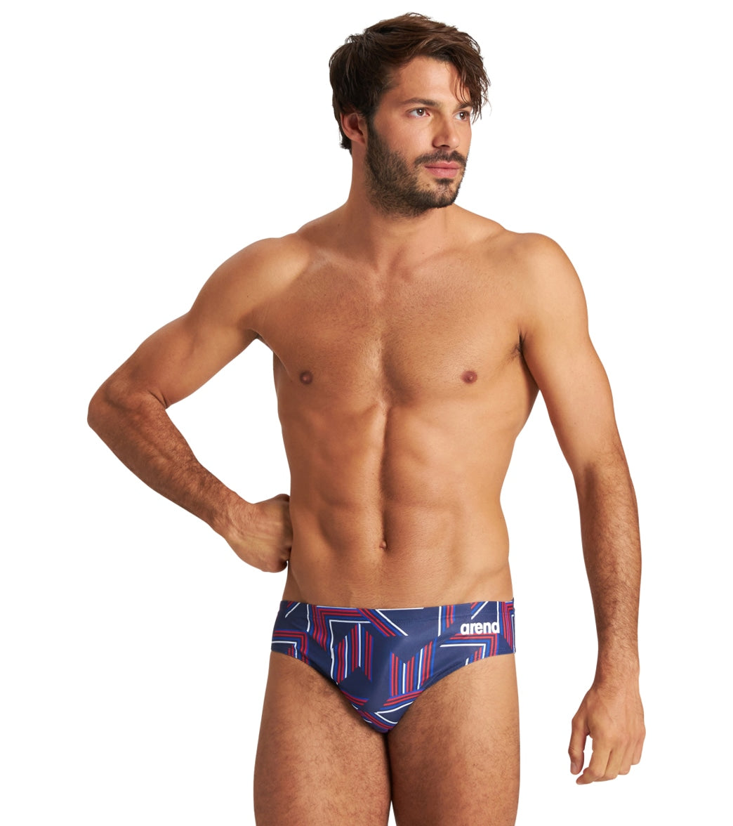 Arena Men's Puzzled Brief Swimsuit