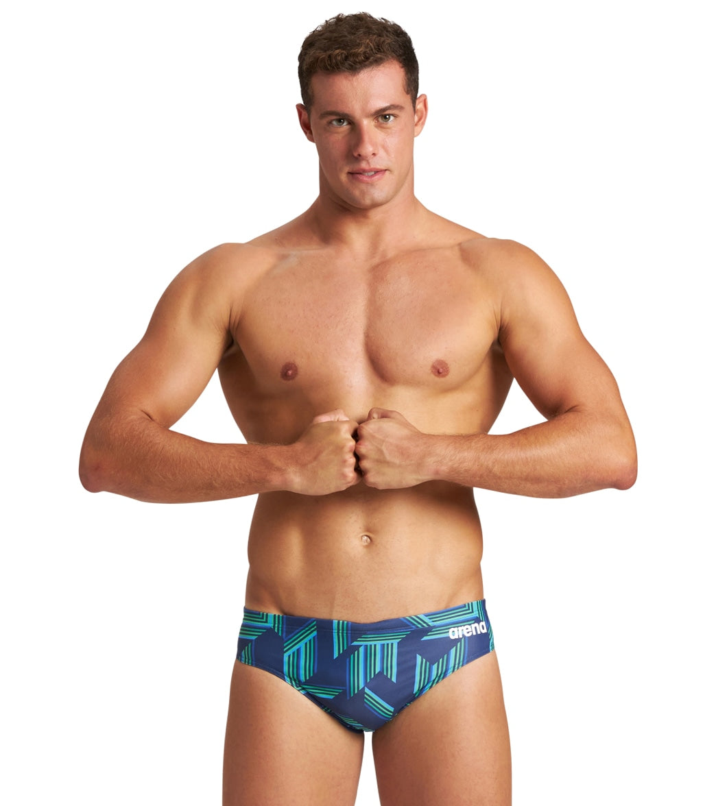 Arena Men's Puzzled Brief Swimsuit