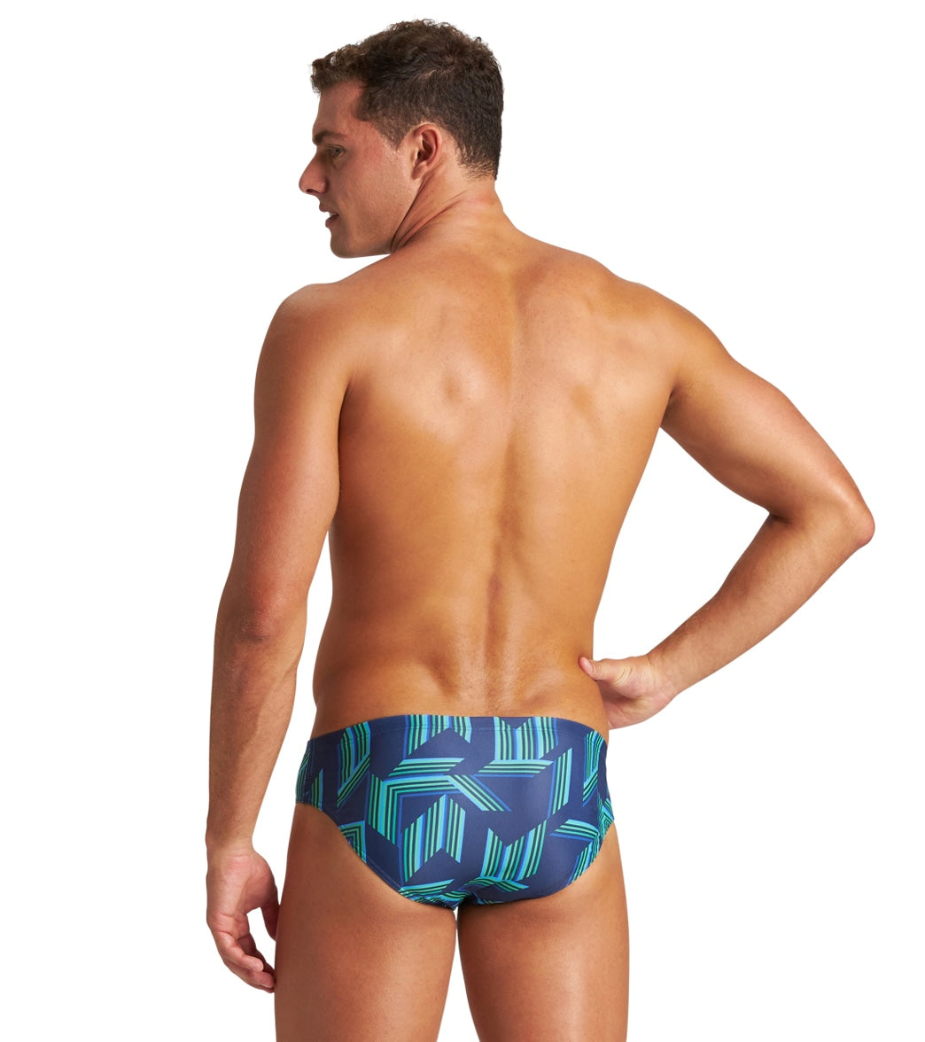 Arena Men's Puzzled Brief Swimsuit