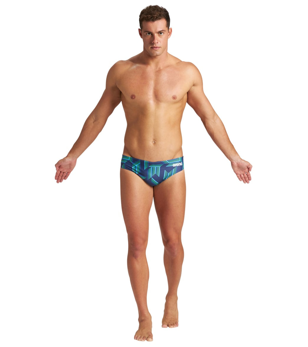 Arena Men's Puzzled Brief Swimsuit