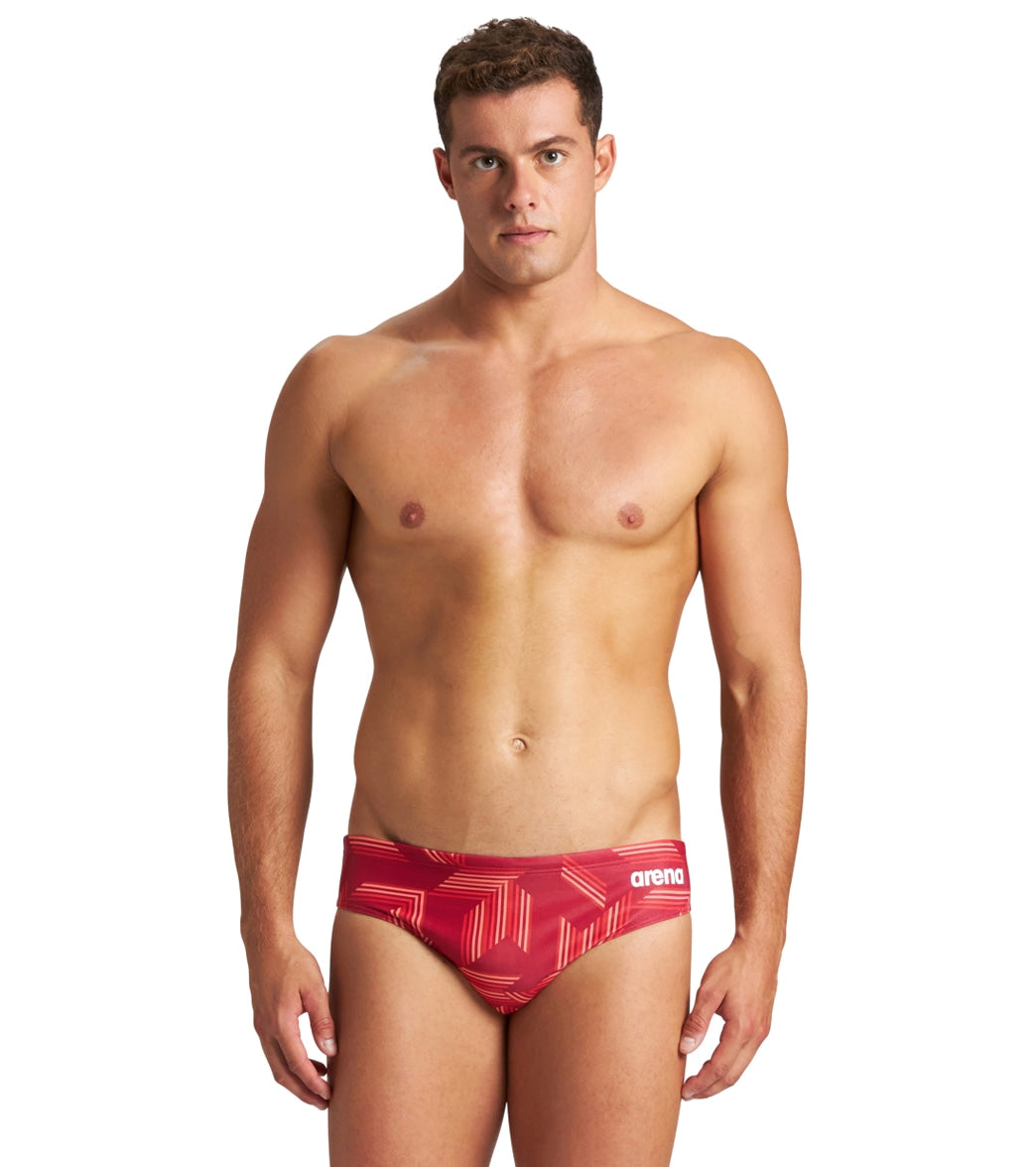 Arena Men's Puzzled Brief Swimsuit
