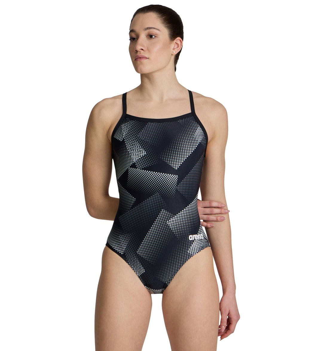 Arena Women's Halftone Lightdrop Back One Piece Swimsuit