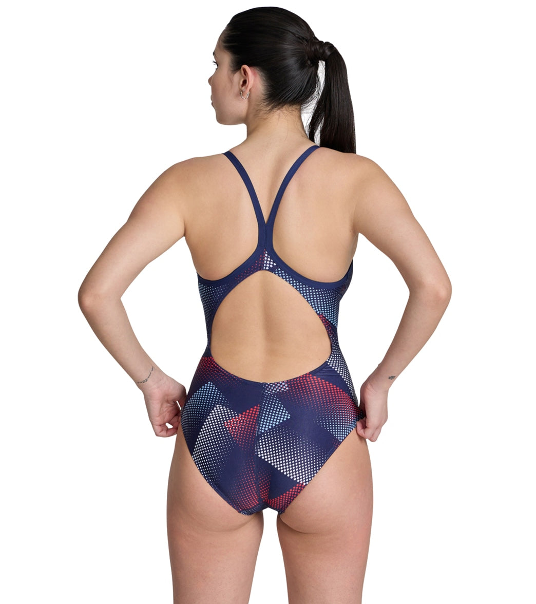Arena Women's Halftone Lightdrop Back One Piece Swimsuit