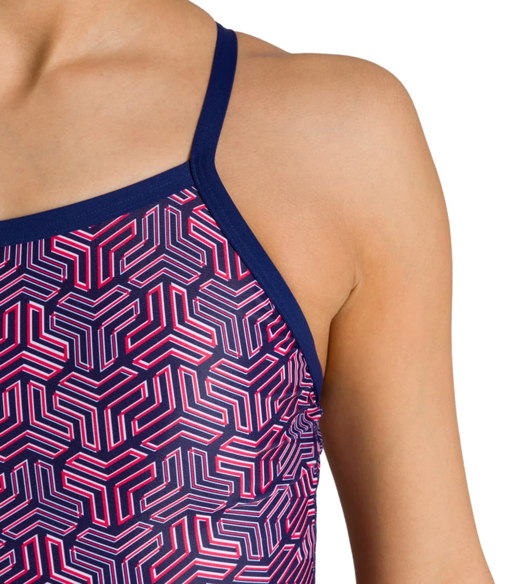 Arena Women's Kikko MaxLife Light Drop Back One Piece Swimsuit