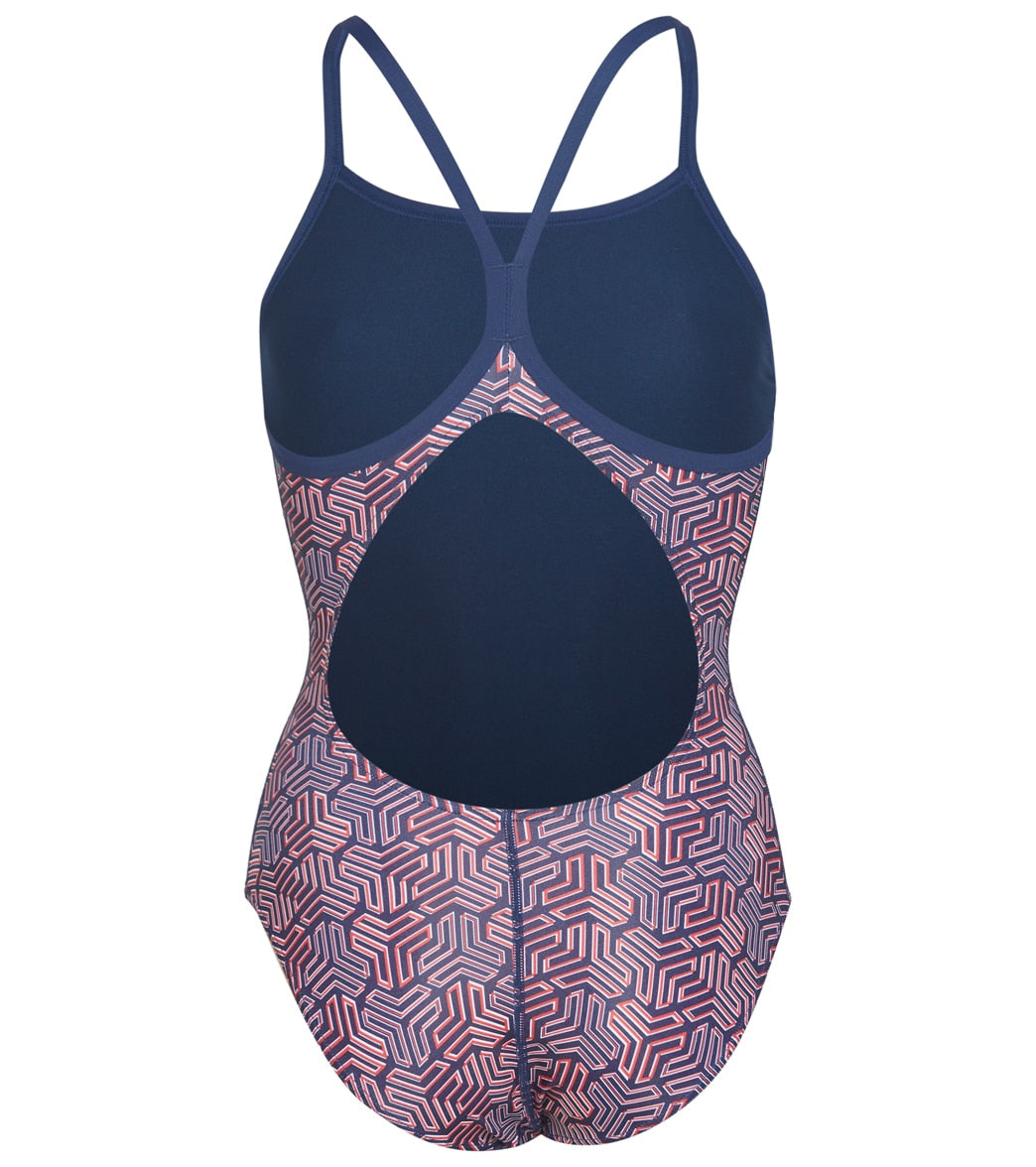 Arena Women's Kikko MaxLife Light Drop Back One Piece Swimsuit