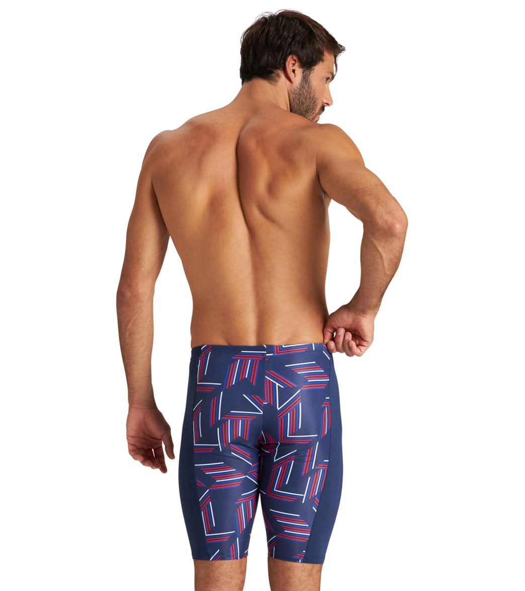 Arena Men's Puzzled Jammer Swimsuit