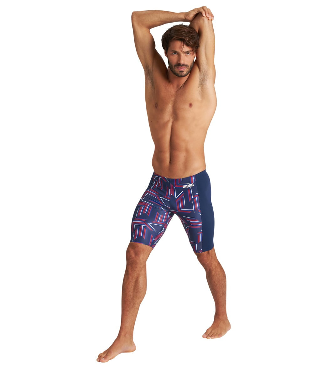 Arena Men's Puzzled Jammer Swimsuit