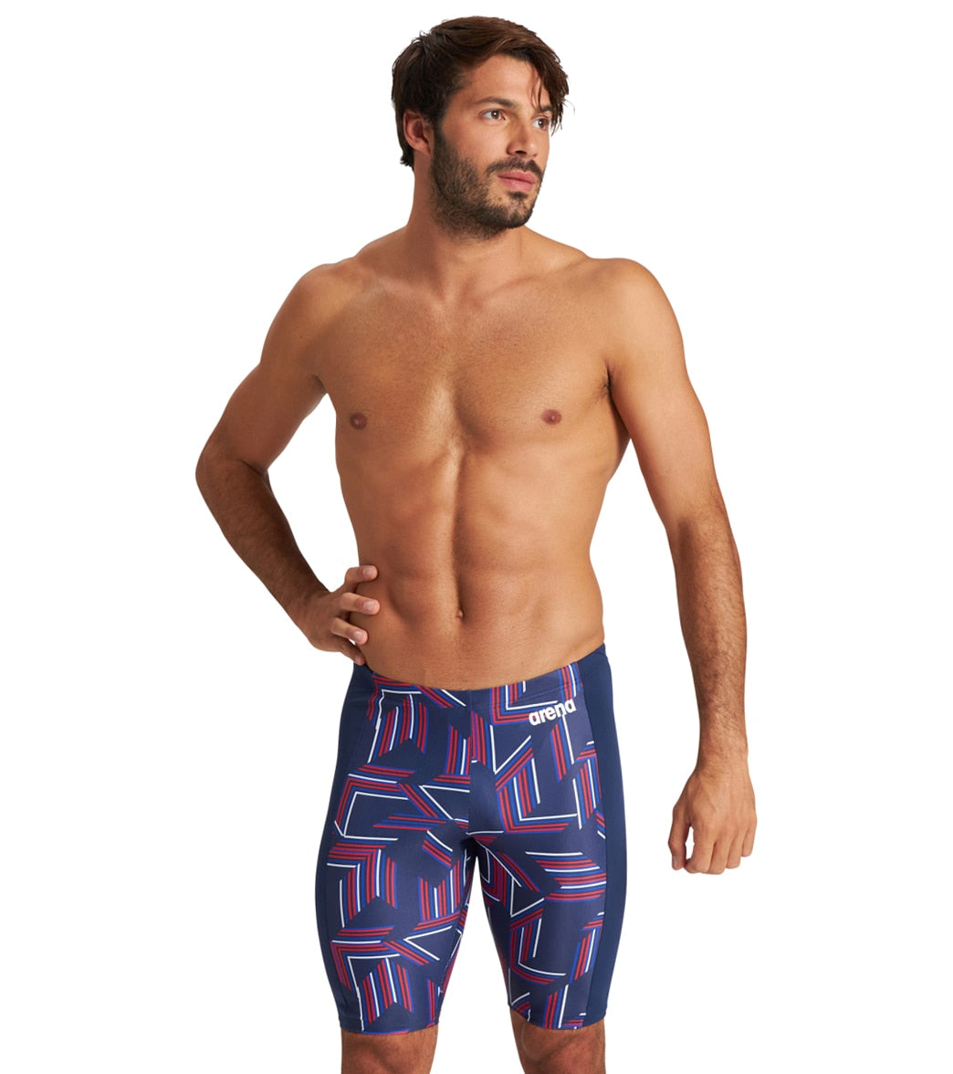 Arena Men's Puzzled Jammer Swimsuit