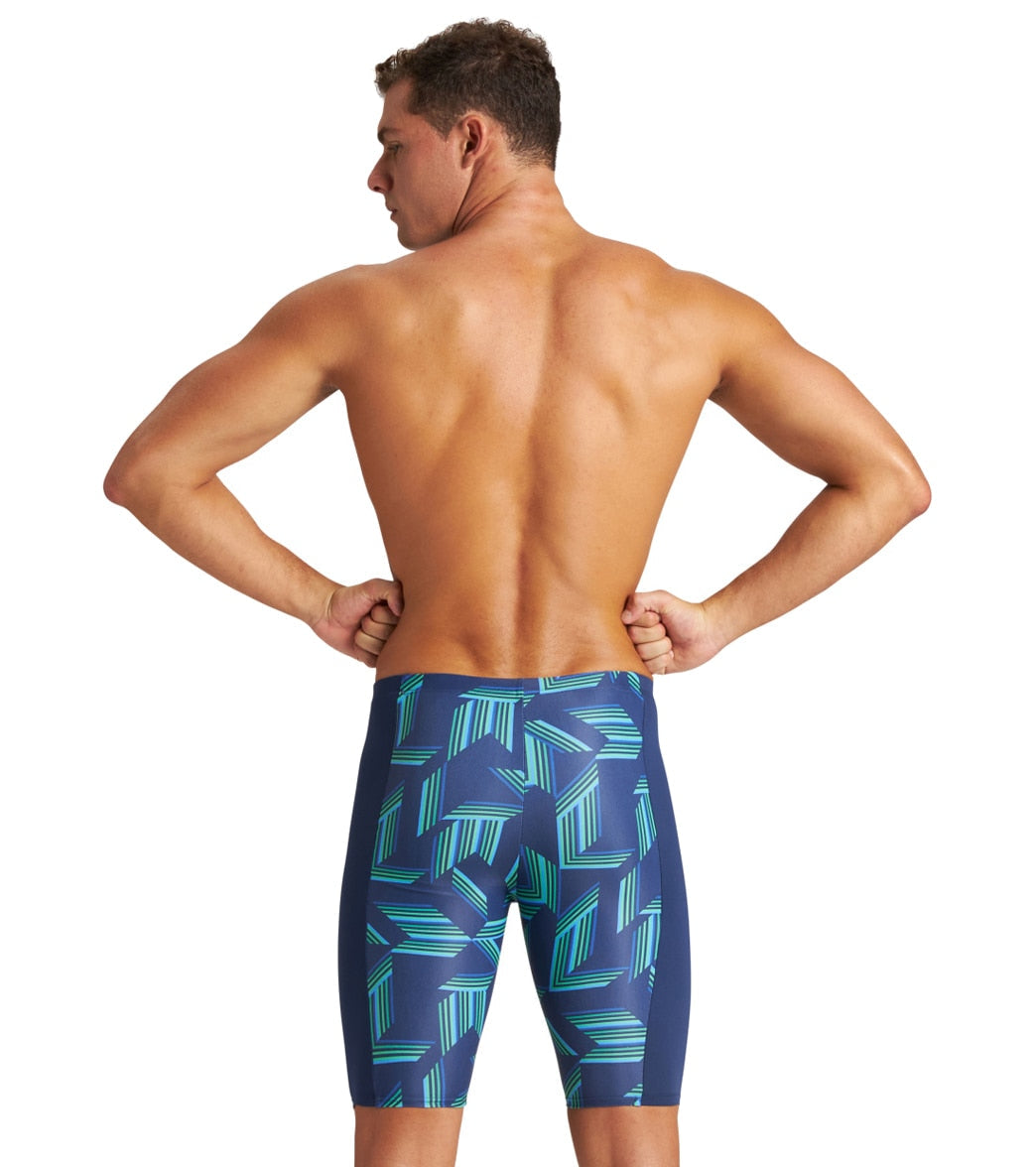 Arena Men's Puzzled Jammer Swimsuit