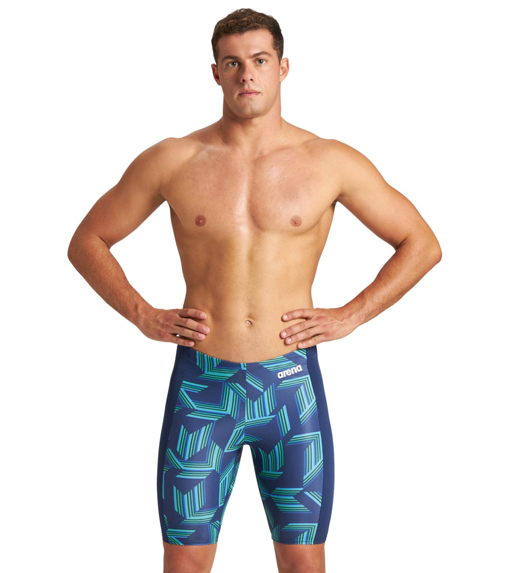 Arena Men's Puzzled Jammer Swimsuit