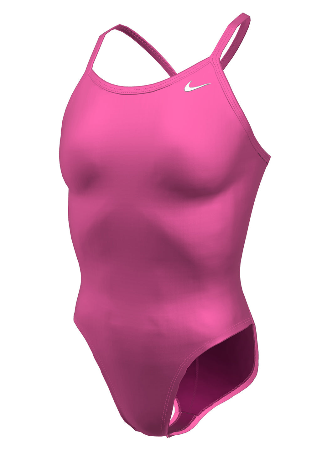 Nike Women's HydraStrong Solid Poly Racer Back One Piece Swimsuit