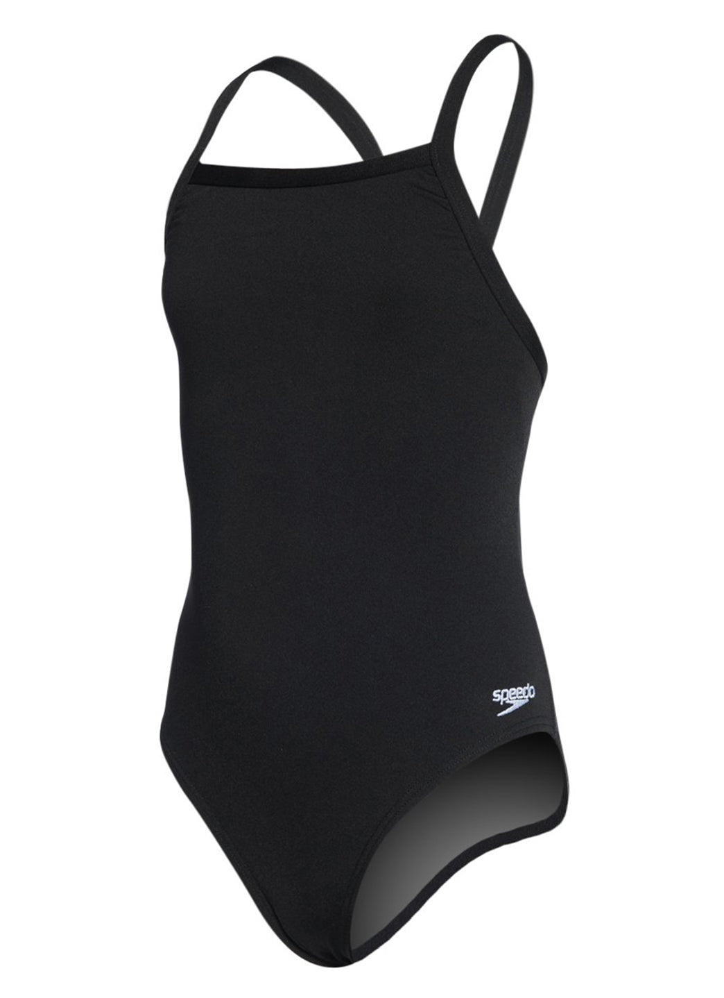 Speedo Girls' Solid Endurance + Flyback Training One Piece Swimsuit