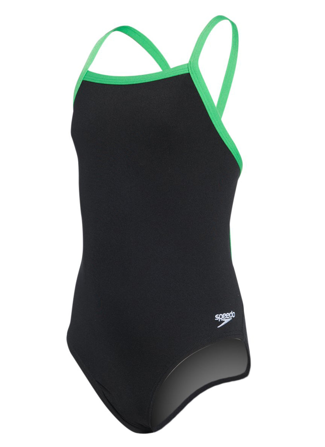 Speedo Girls' Solid Endurance + Flyback Training One Piece Swimsuit