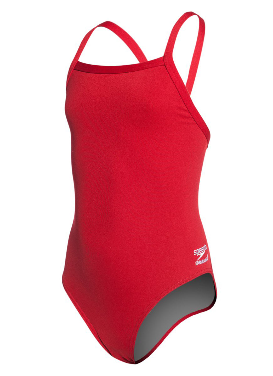 Speedo Girls' Solid Endurance + Flyback Training One Piece Swimsuit